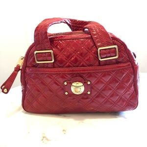 Marc Jacobs Patent Leather Ursula Bowler Bag (red)